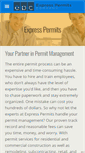 Mobile Screenshot of expresspermits.net